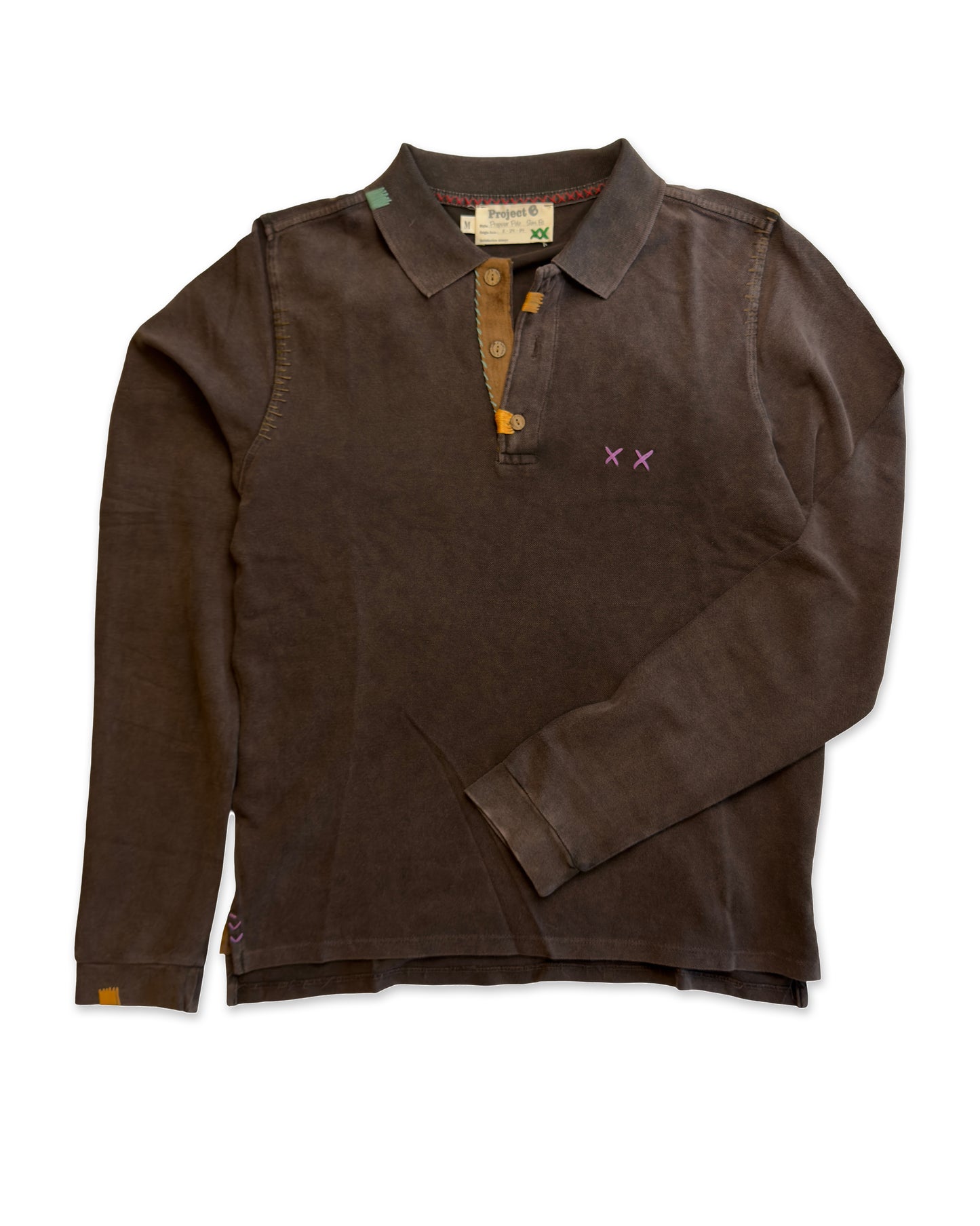 Prepster Langermet Polo Coffee Brown
