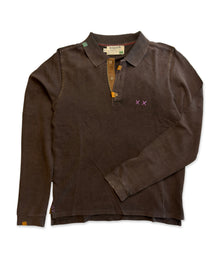 Prepster Langermet Polo Coffee Brown
