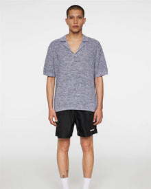 Ethan Open Collar Knit Polo