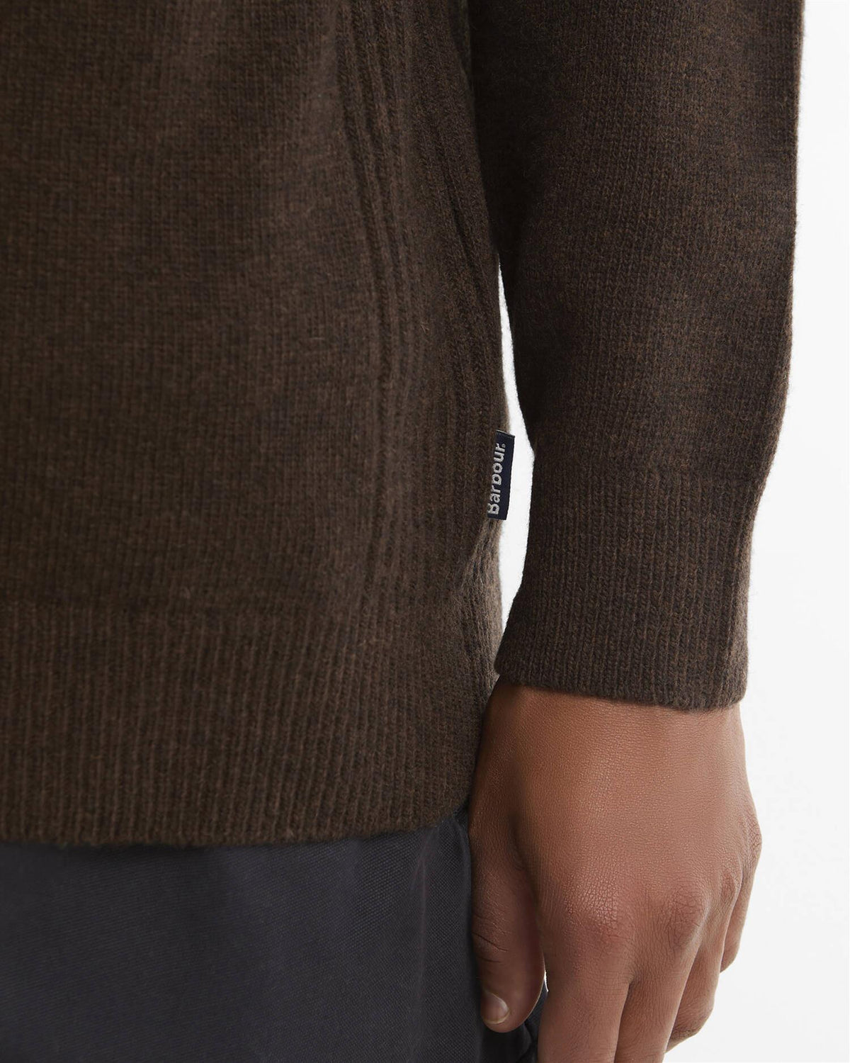 Holden Quarter-Zip Jumper – Dark Oak