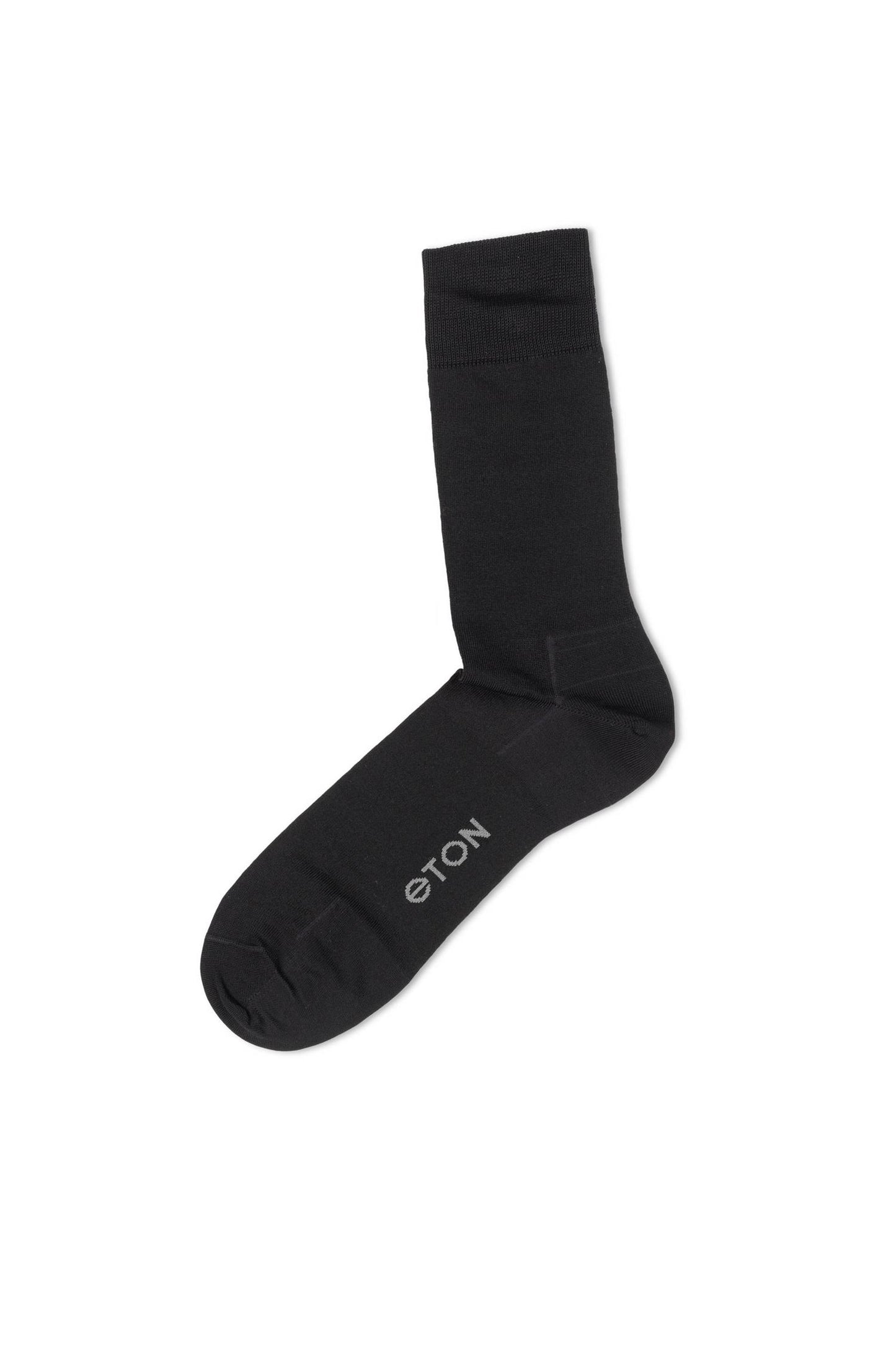 Eton Merc.Cotton Plain Black