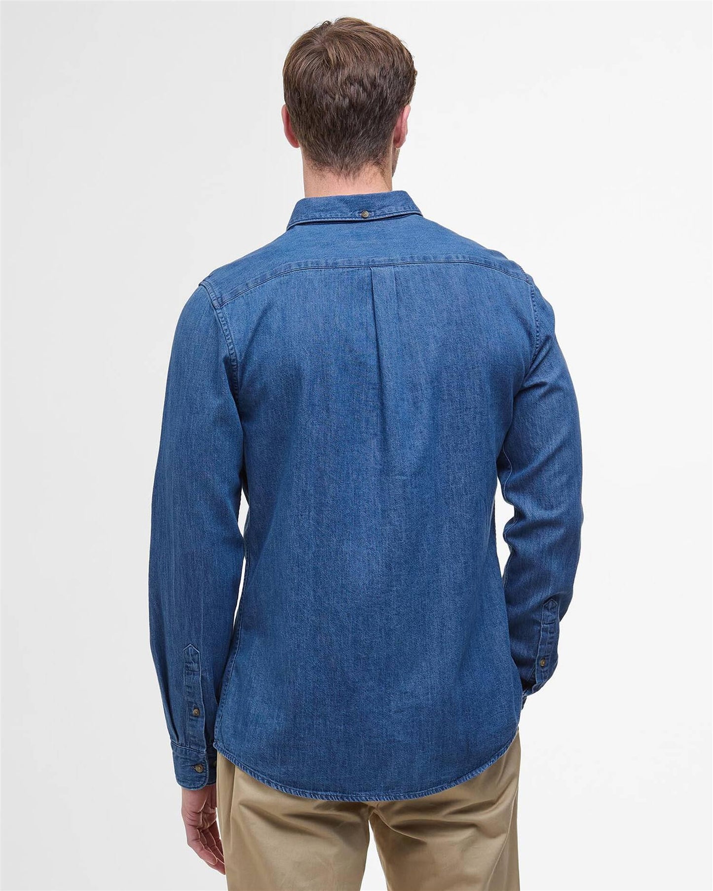 Denim Crest Tailored Long-Sleeved Shirt