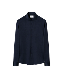 Filo di Scozia Jacquard Knit Shirt