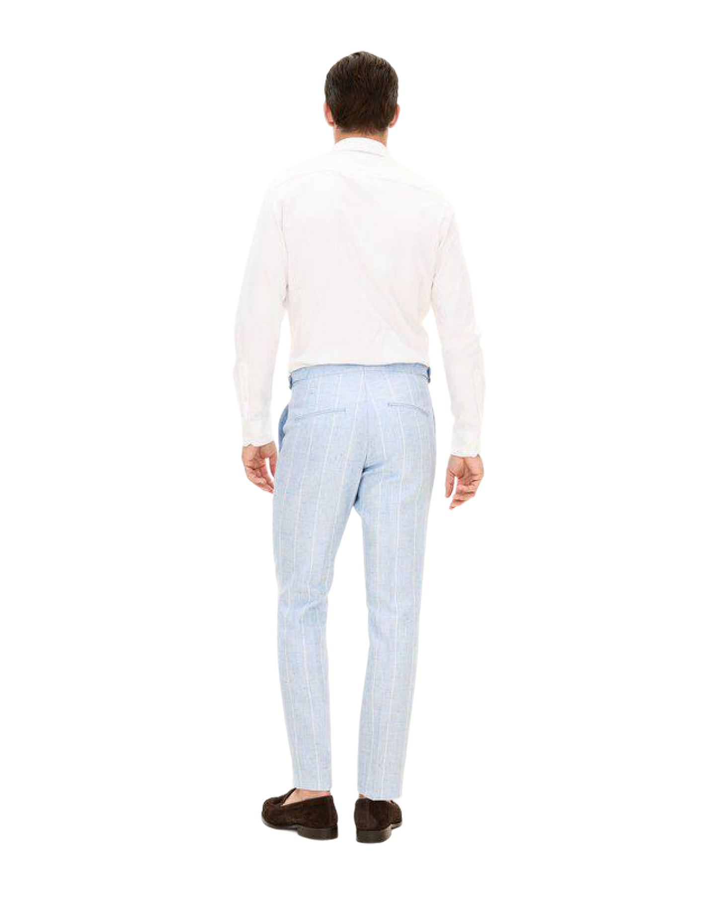 Dandy Side Adjuster Trousers - 	Sky Blue