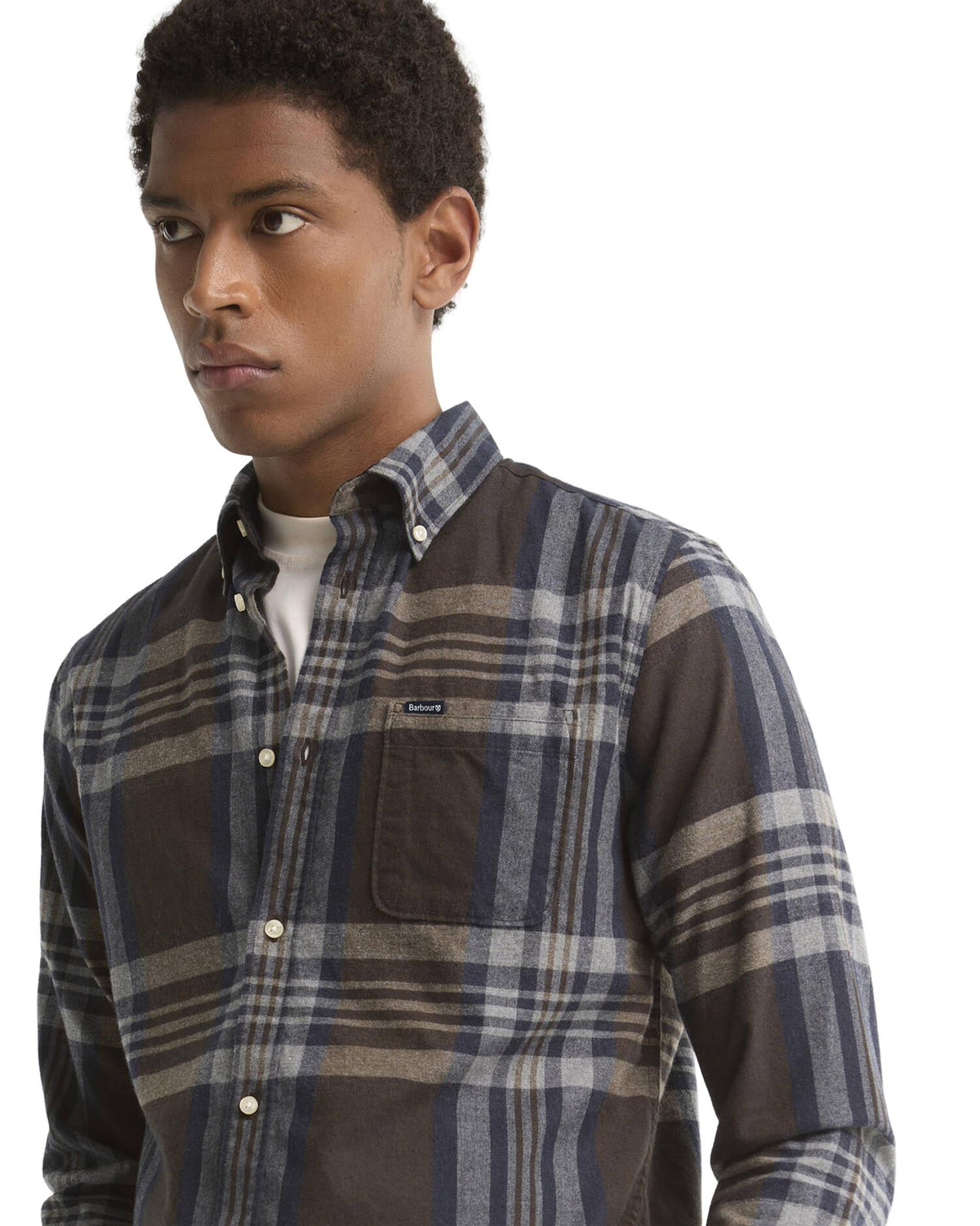 Dovedale Tailored Long-Sleeved Shirt - Dark Sand
