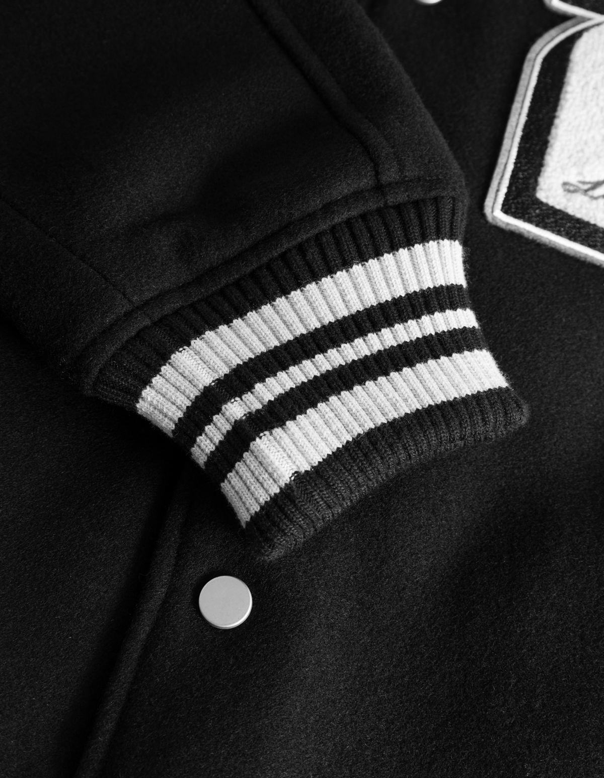 Varsity wool jacket