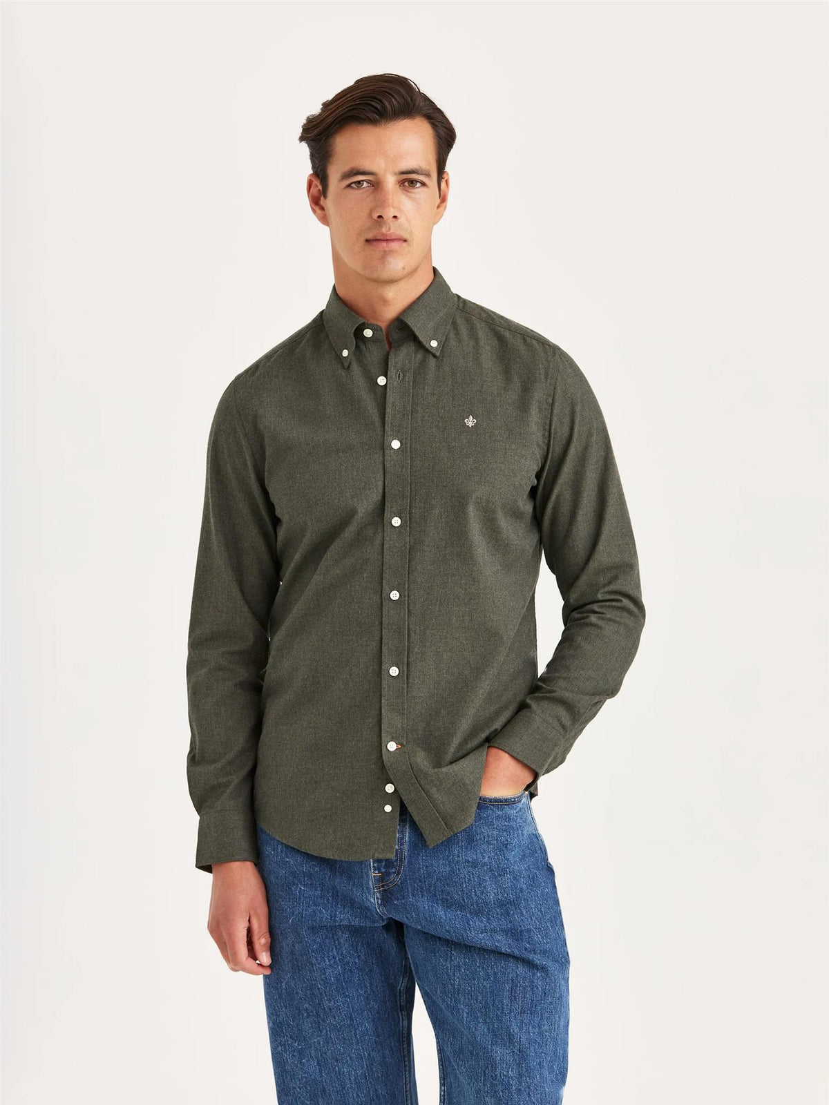 Watts Flannel Shirt-Slim