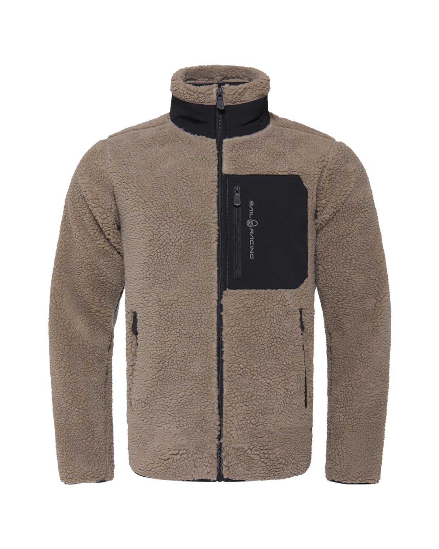 Bowman Pile Zip Jacket Sand