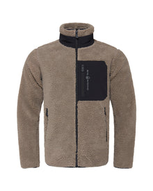 Bowman Pile Zip Jacket Sand