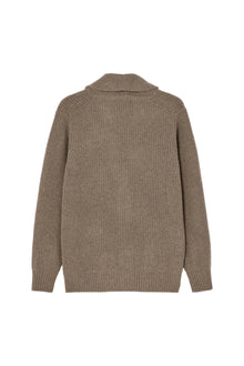 Roland Cardigan Walnut Beige