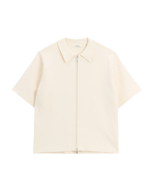 Summer Zip-Up Polo Knit