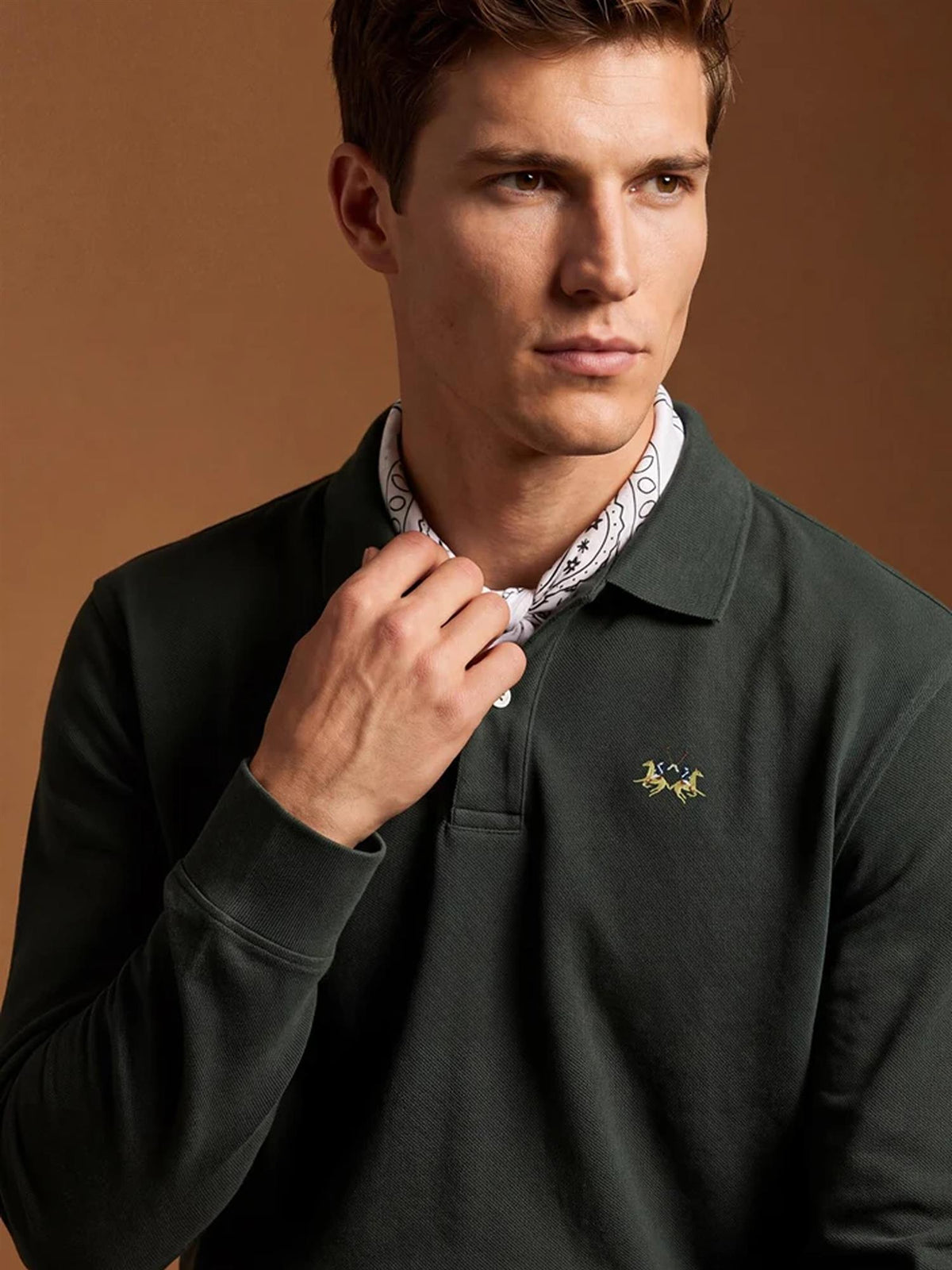 La Martina Doran Langermet Polo – Sycamore