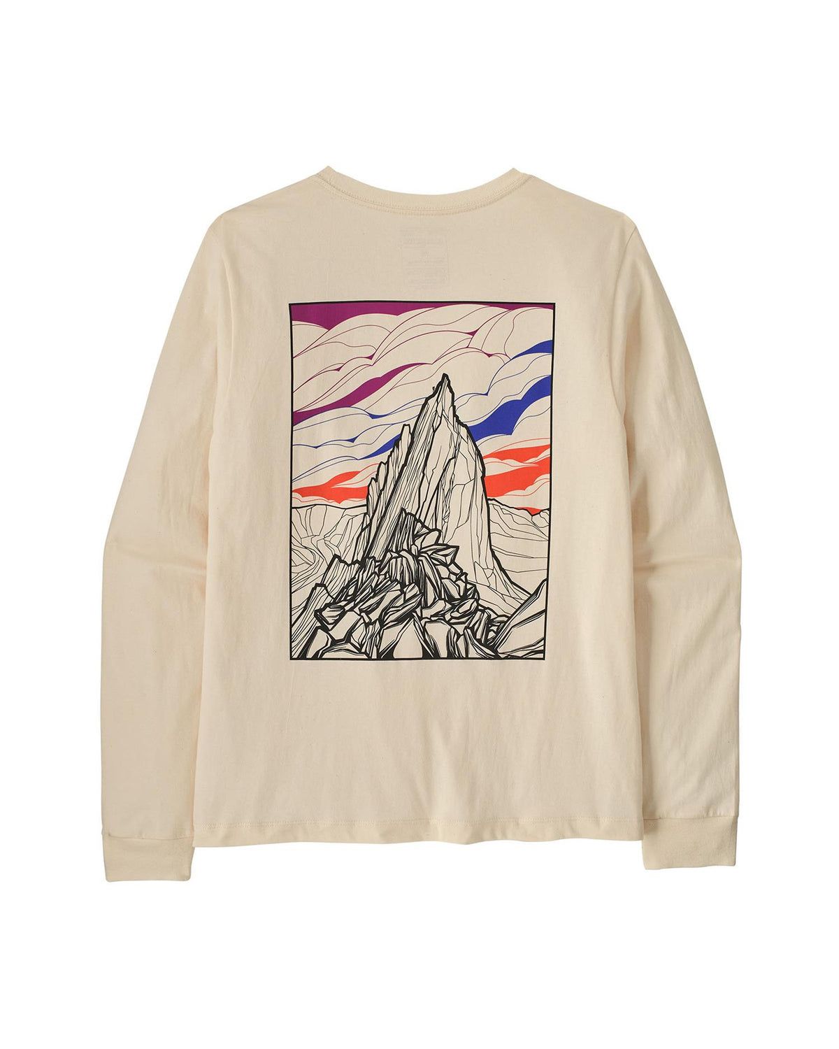 Long-Sleeved Cloud Drag T-shirt Beige