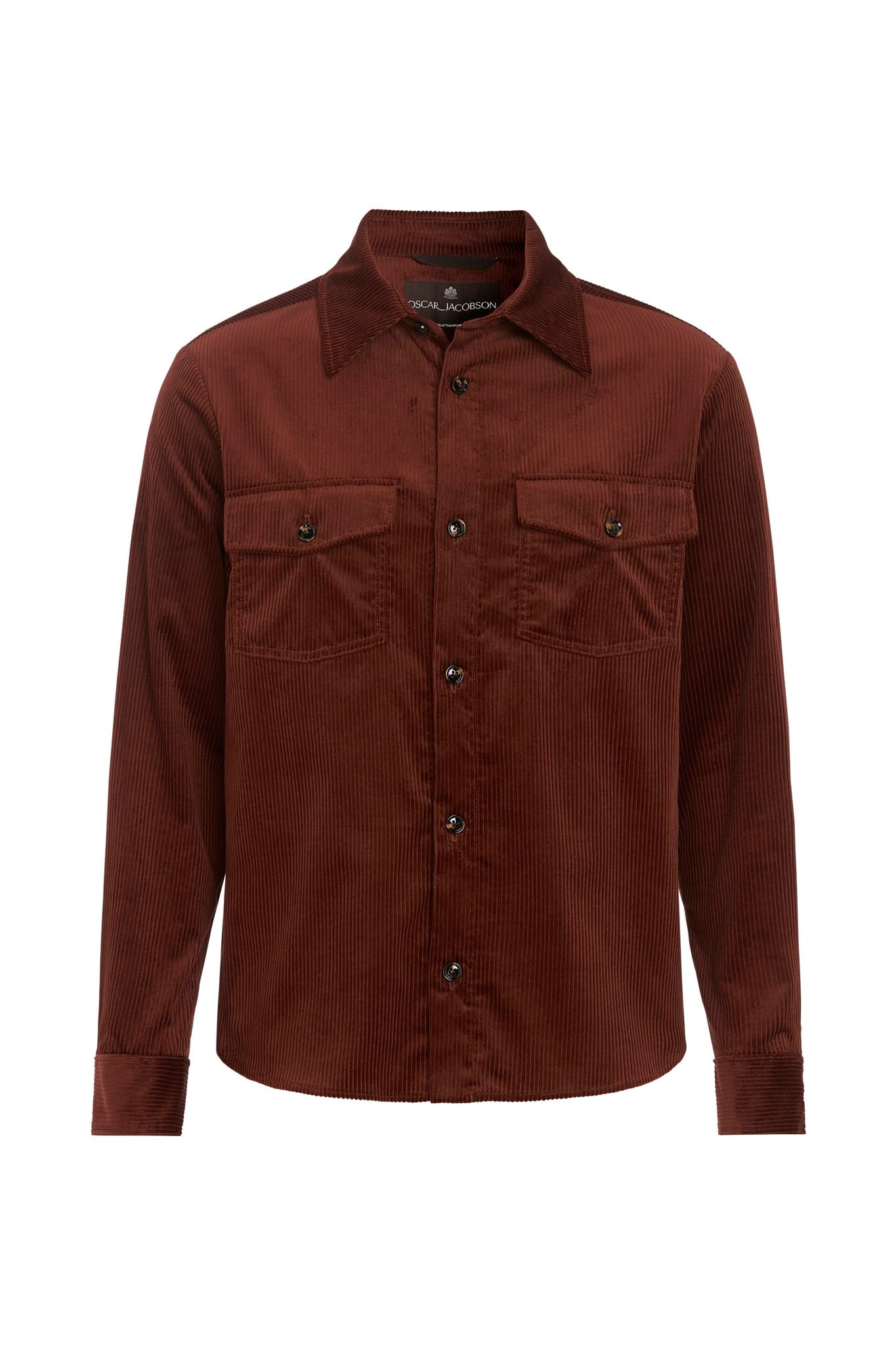 Magnus Shirt Jacket Orange Rust