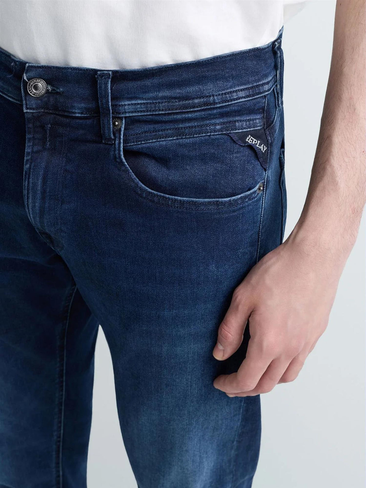 Grover Straight Fit Jeans – Dark Blue