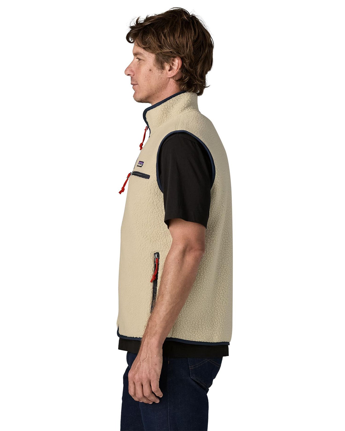 Retro Pile Fleece Vest - Pelican