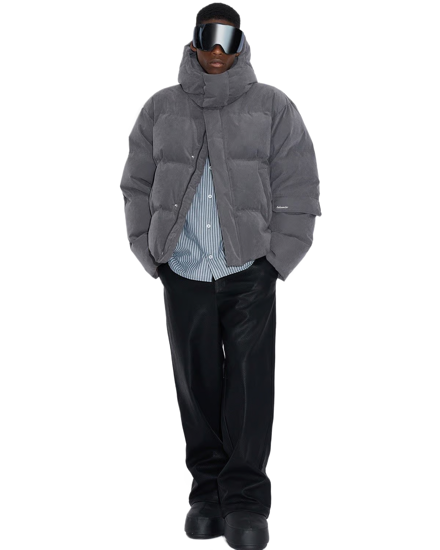 Narvik Brushed Down Jacket Grey