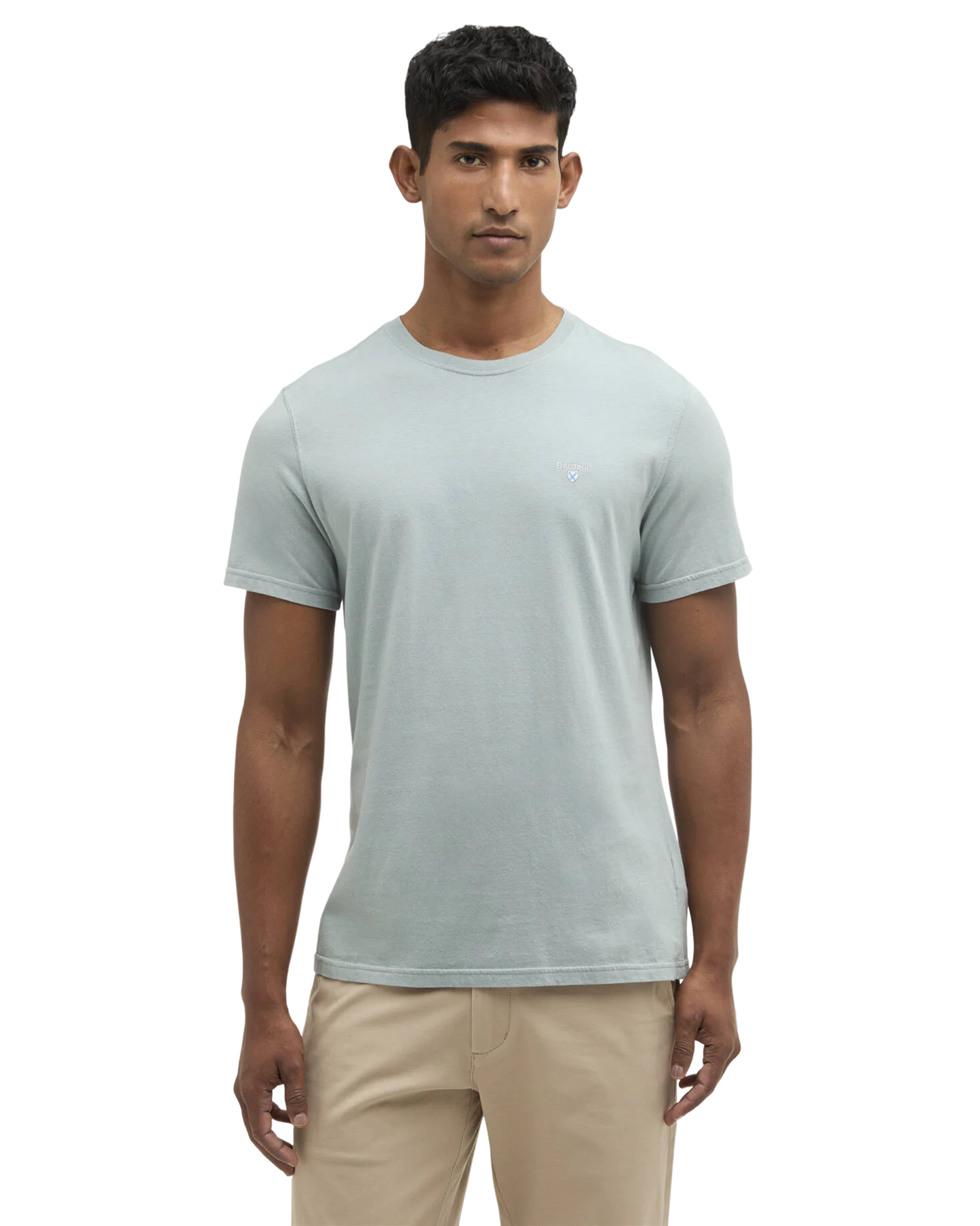 Barbour Tartan Sports T-Shirt – Slate