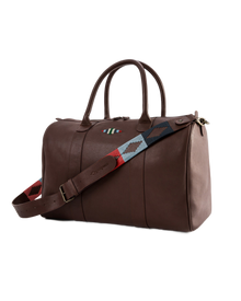 Varon Small Travel Bag - Brown Leather