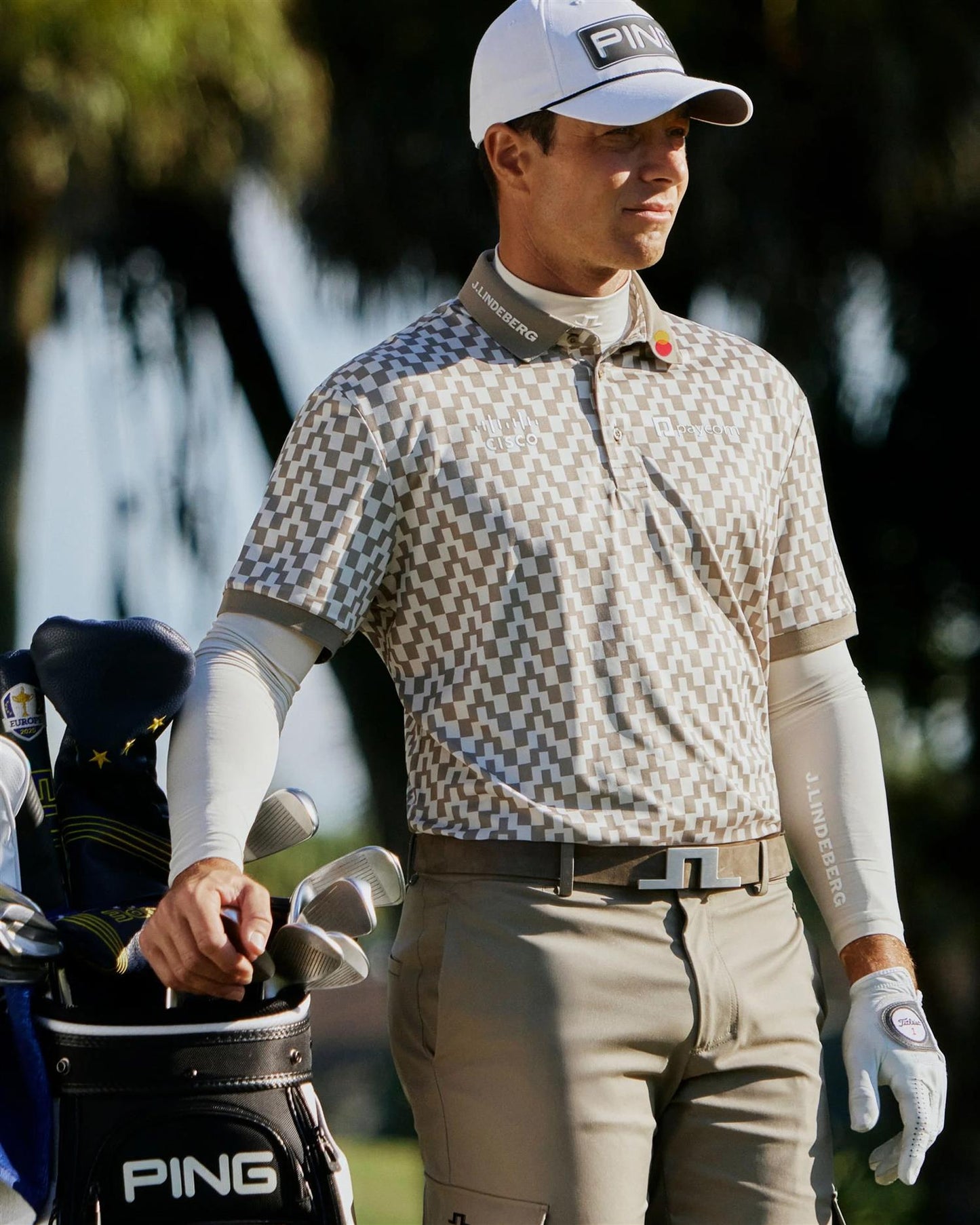 Tour Tech Print Polo