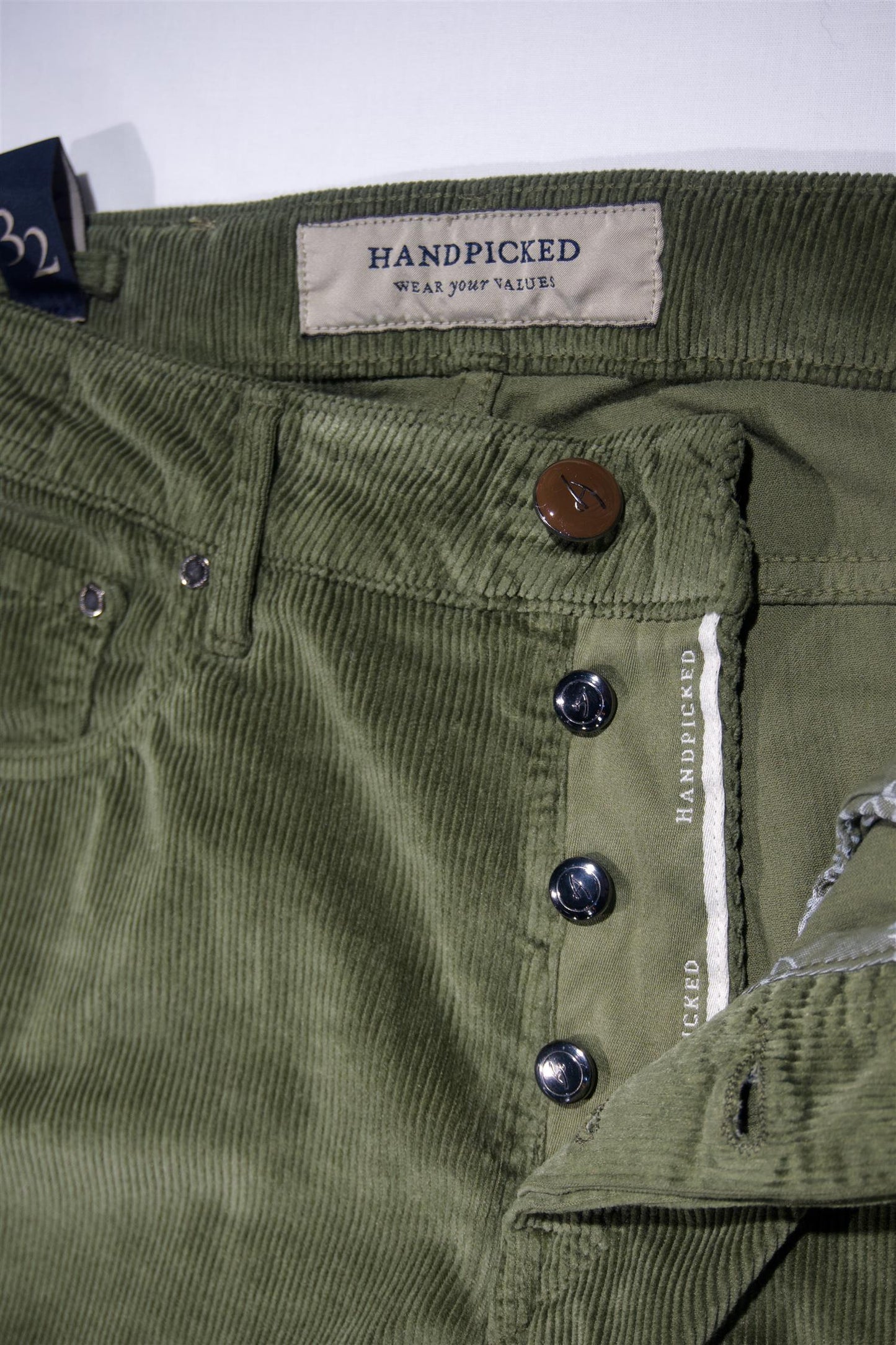 Ravello 5-pocket Kordbukser - Verde Bossco