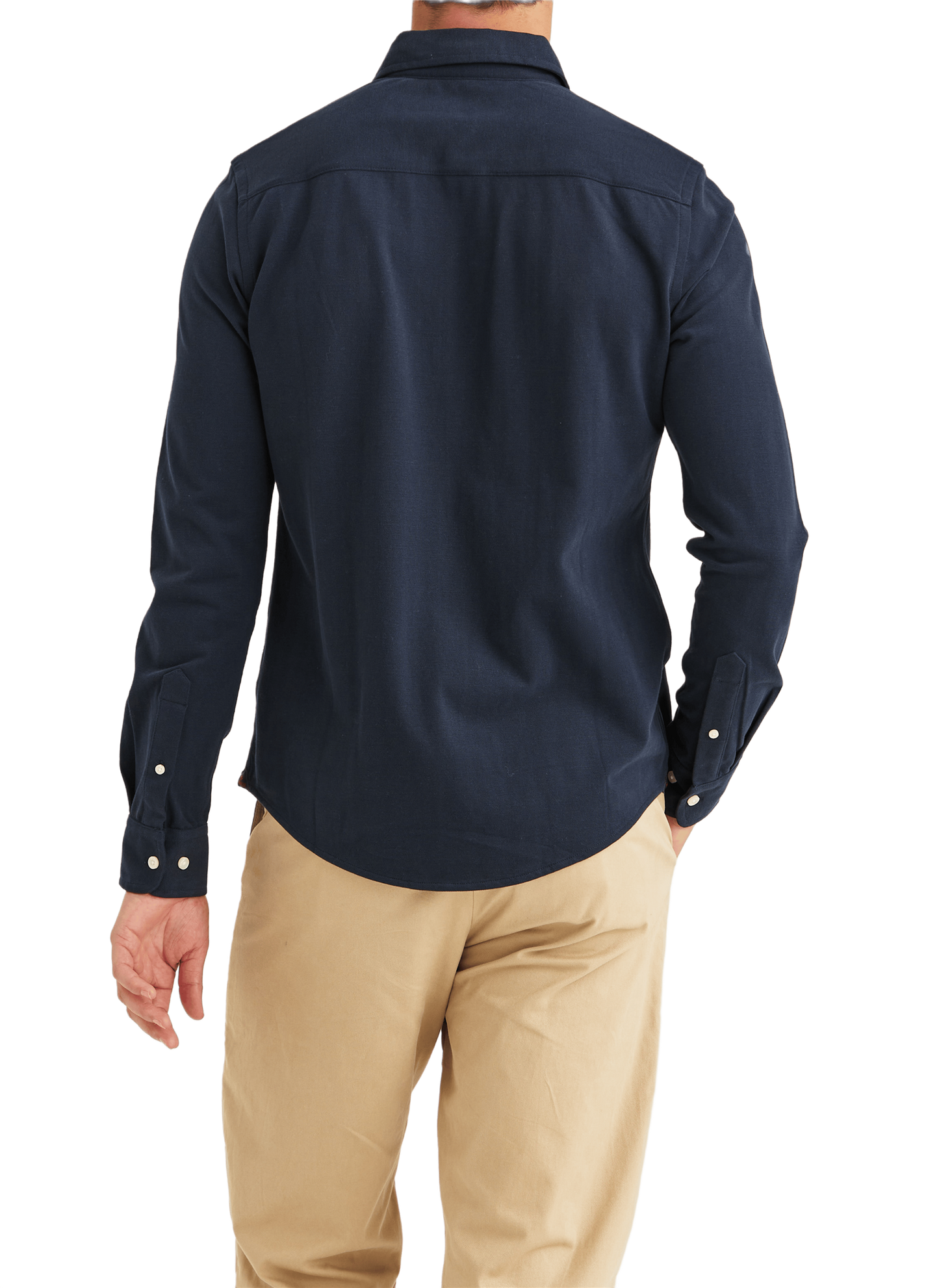 Camden Pique Shirt Old Blue