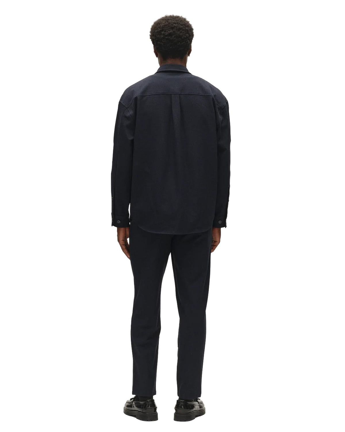 GABjens Over Rubin LS Overshirt – Blue Black