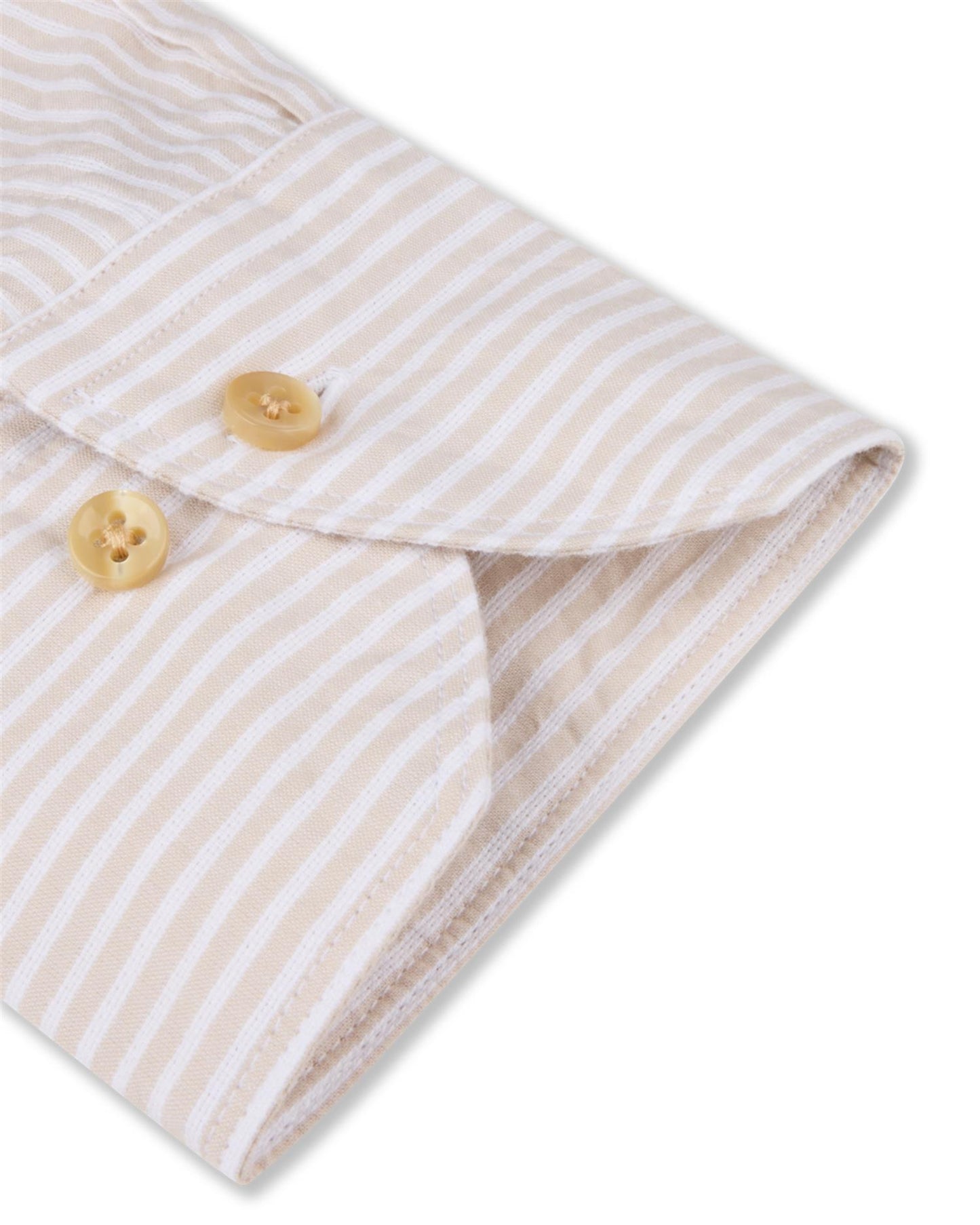 Stripete Lys beige skjorte - Regular