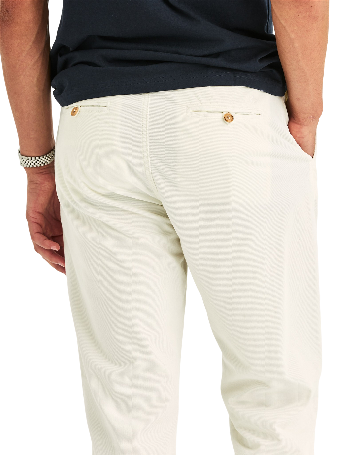 Fenix Summer Cord Trouser - Off-white