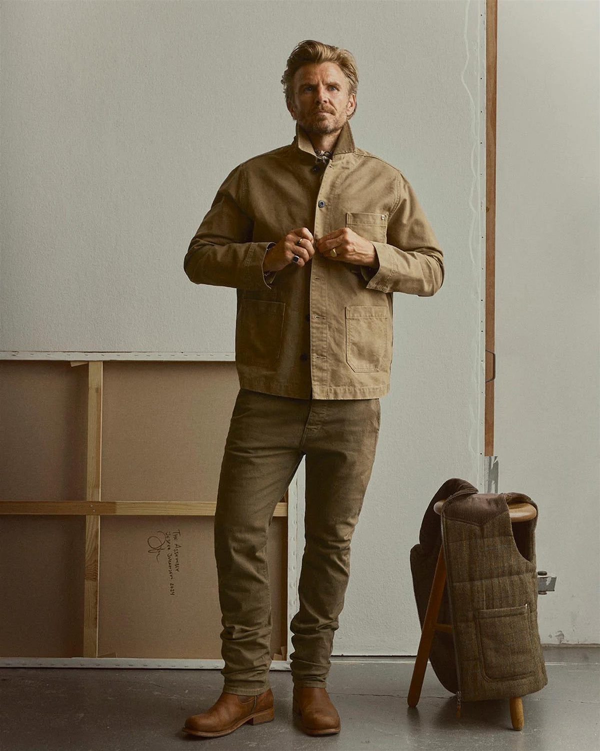 BGalec Skotch Waistcoat – Brown Check