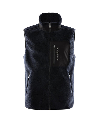 Bowman Pile Vest - Dark Navy