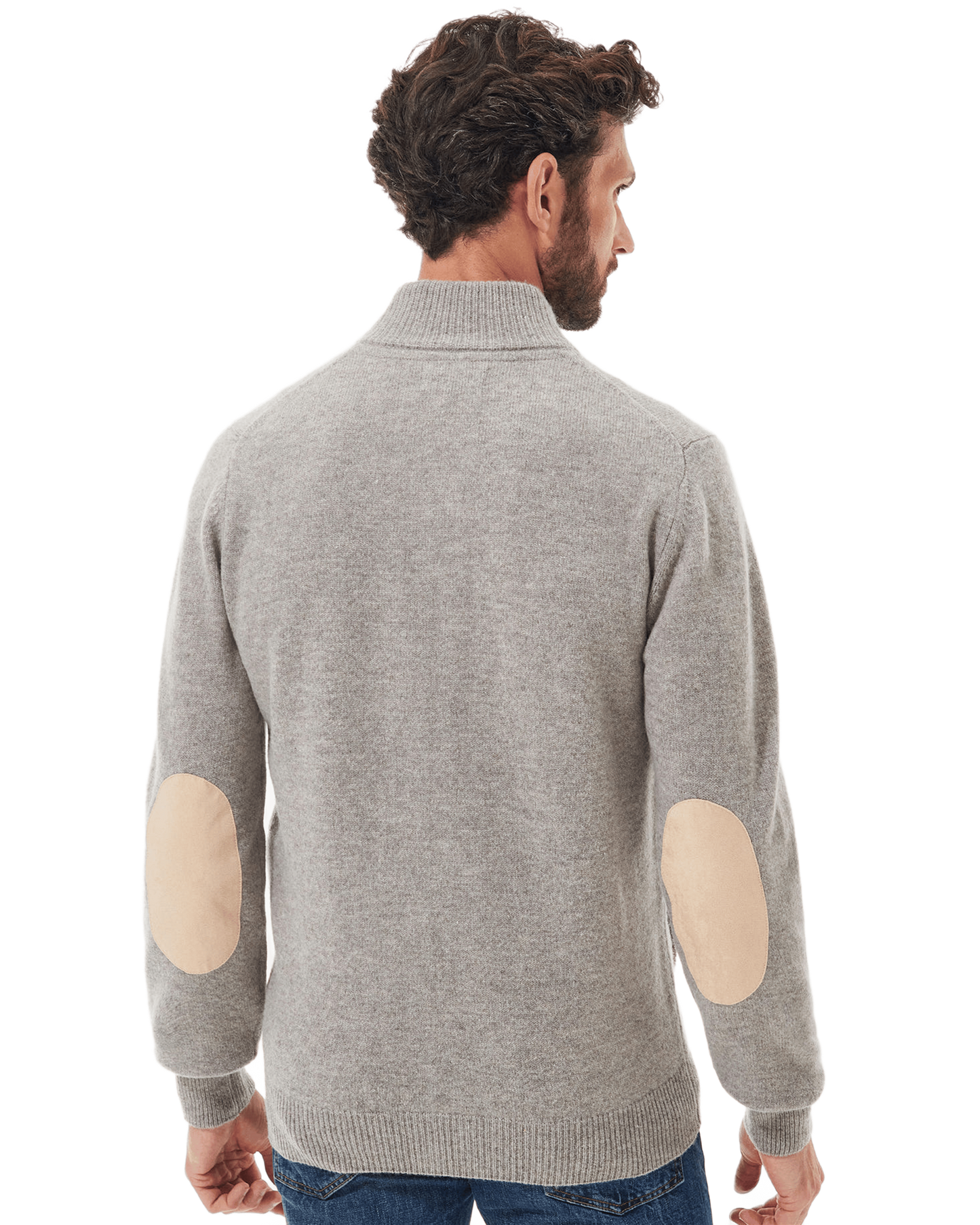 Essent Patch Zip Through Knitted Jumper