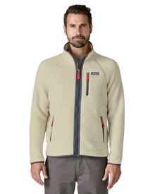 Retro Pile Jacket – Pelican / Smolder Blue