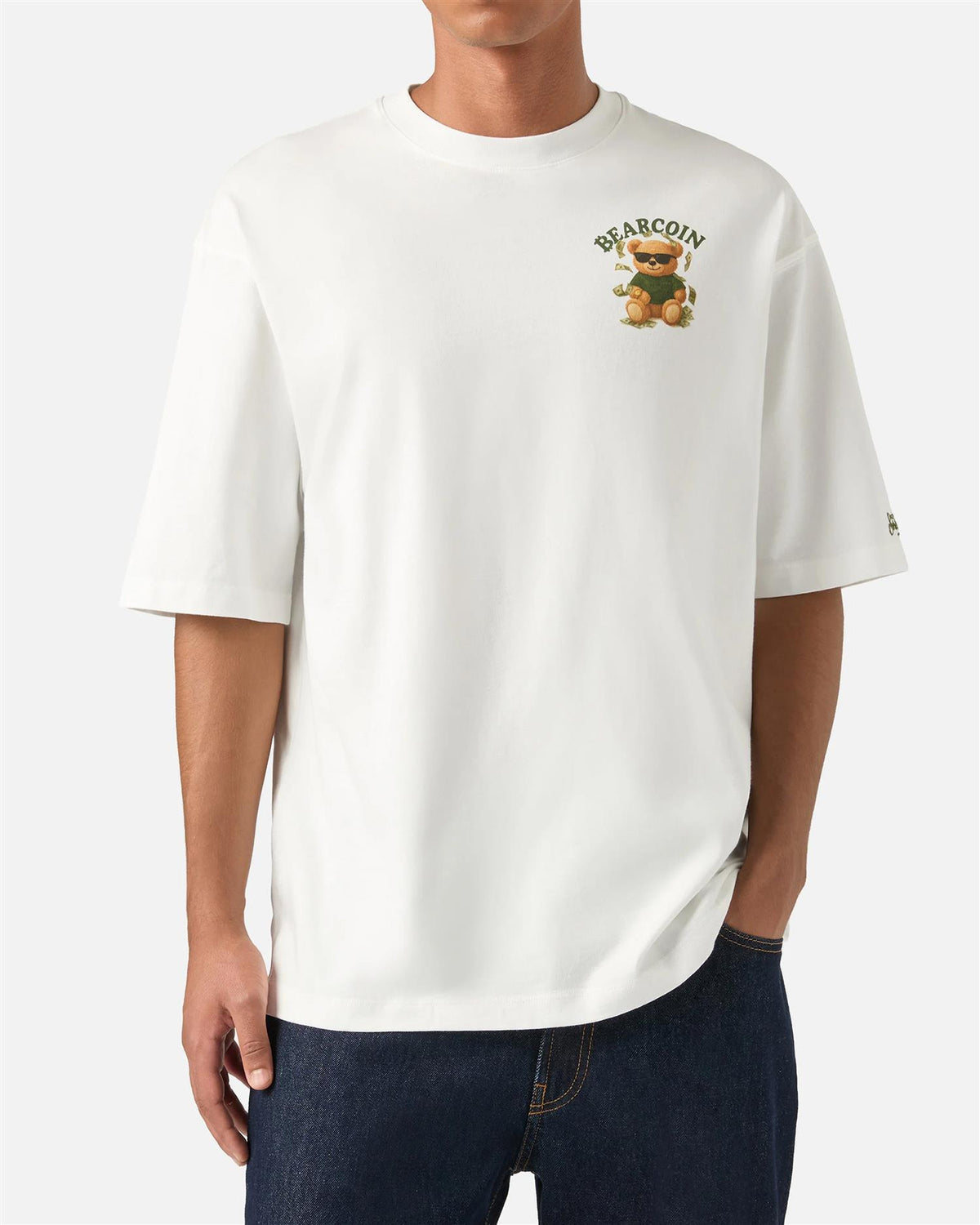 Delmar Oversize Bearcoin T-Shirt – White