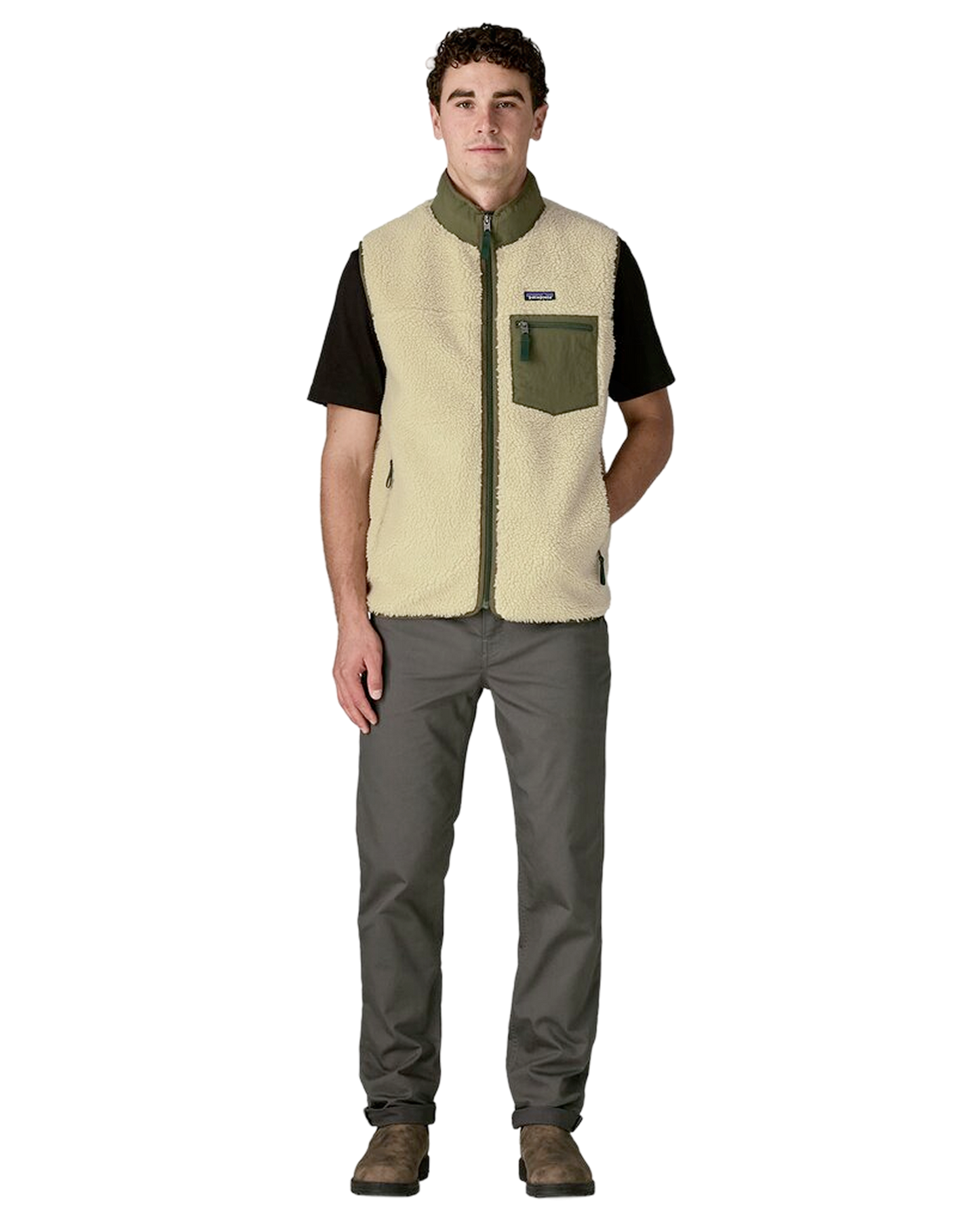 Classic Retro-X Vest – Dark Natural / Basin Green