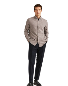 Twill Flannel shirt slim