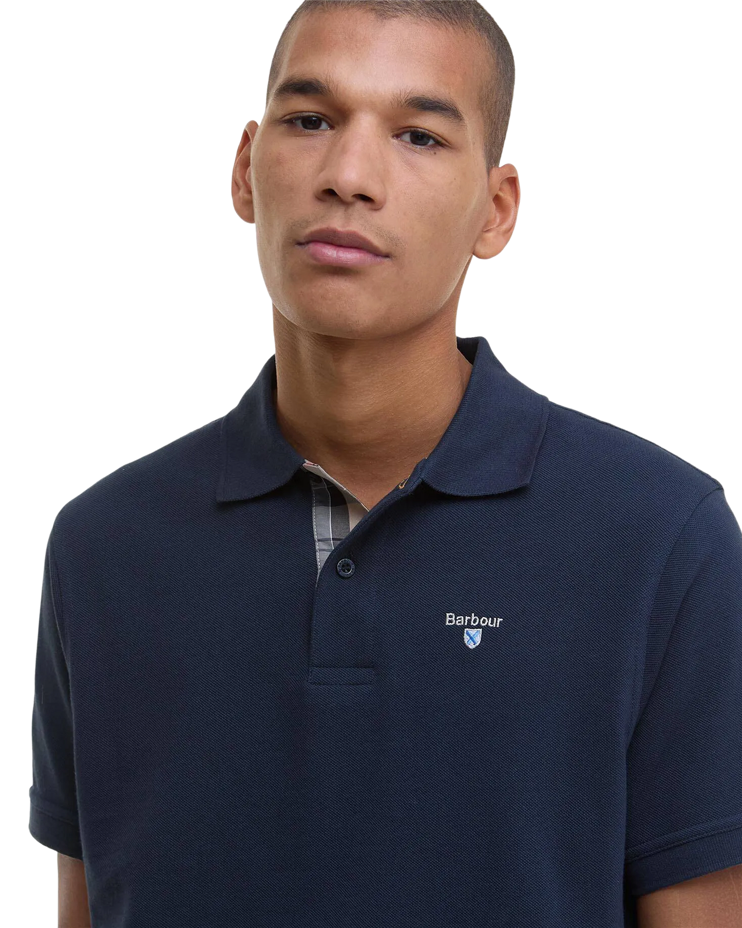 Tartan Pique Polo Shirt