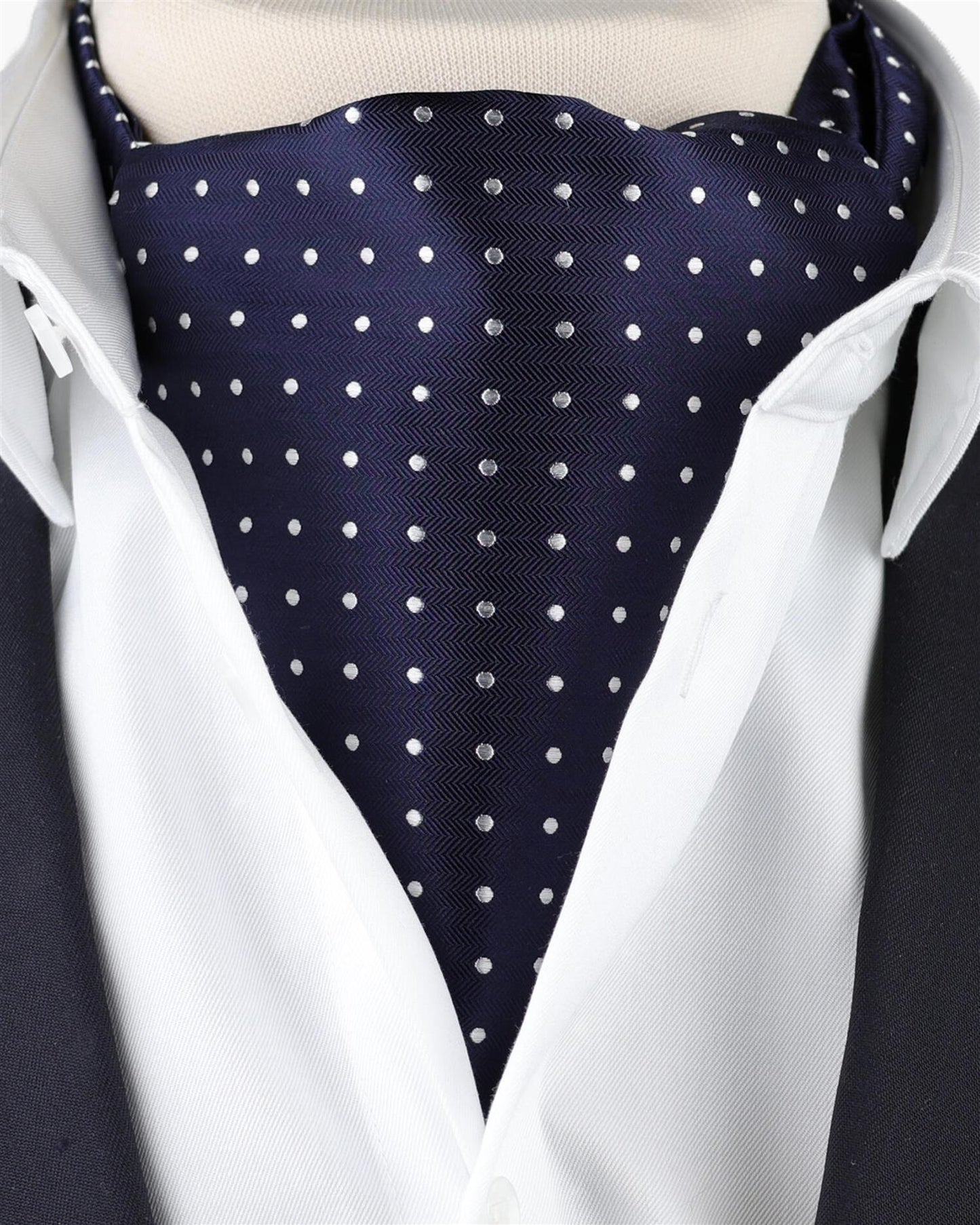 NOHR Carlos Polkadot Silk Ascot