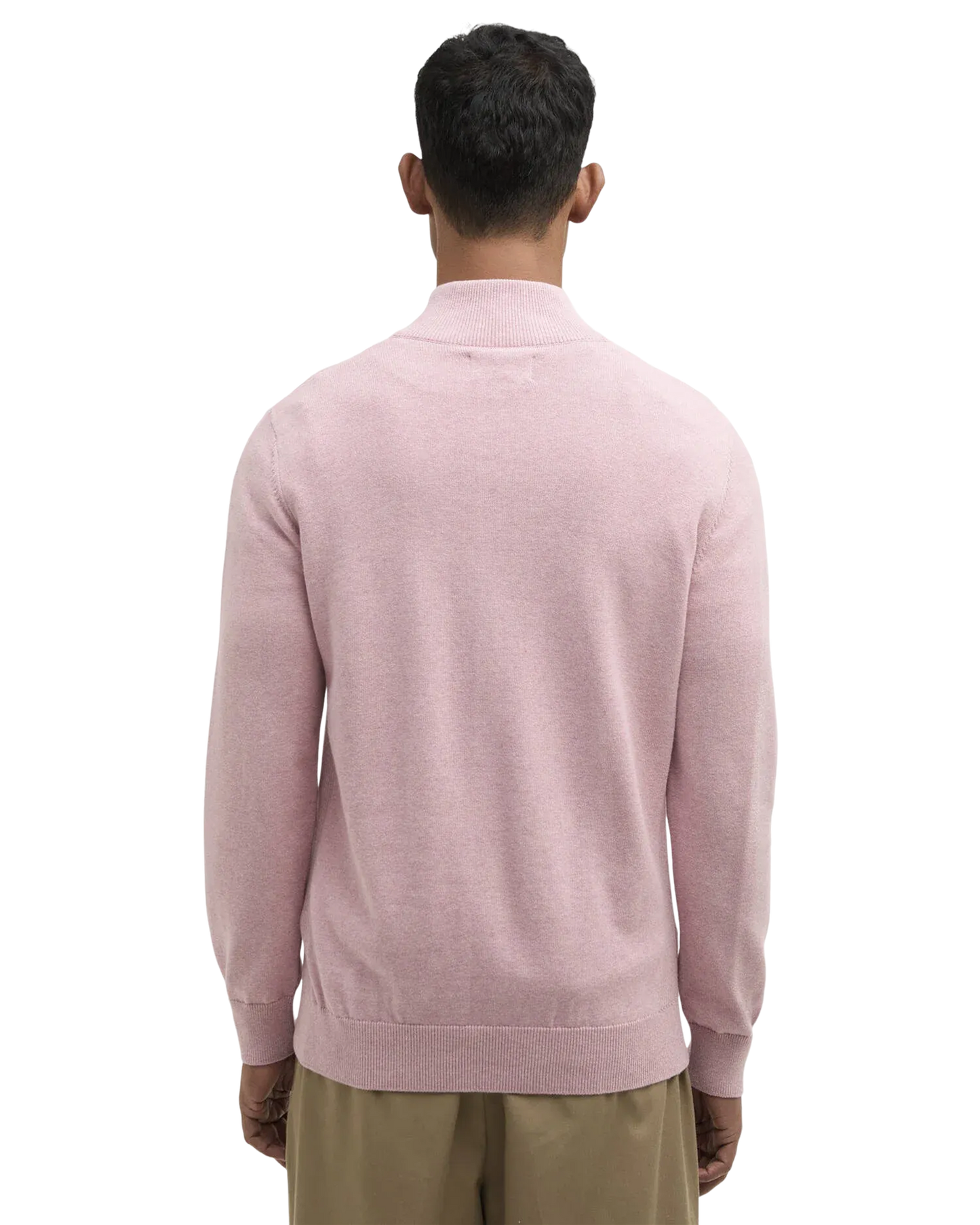 Cotton Quarter-Zip Jumper