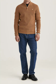 Morris Stockholm Bernard half zip - Mandy