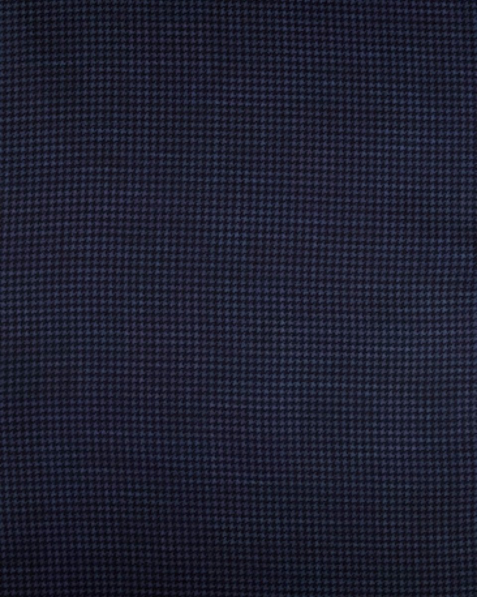 Stenströms Blue Patterned Silk Scarf - Mandy