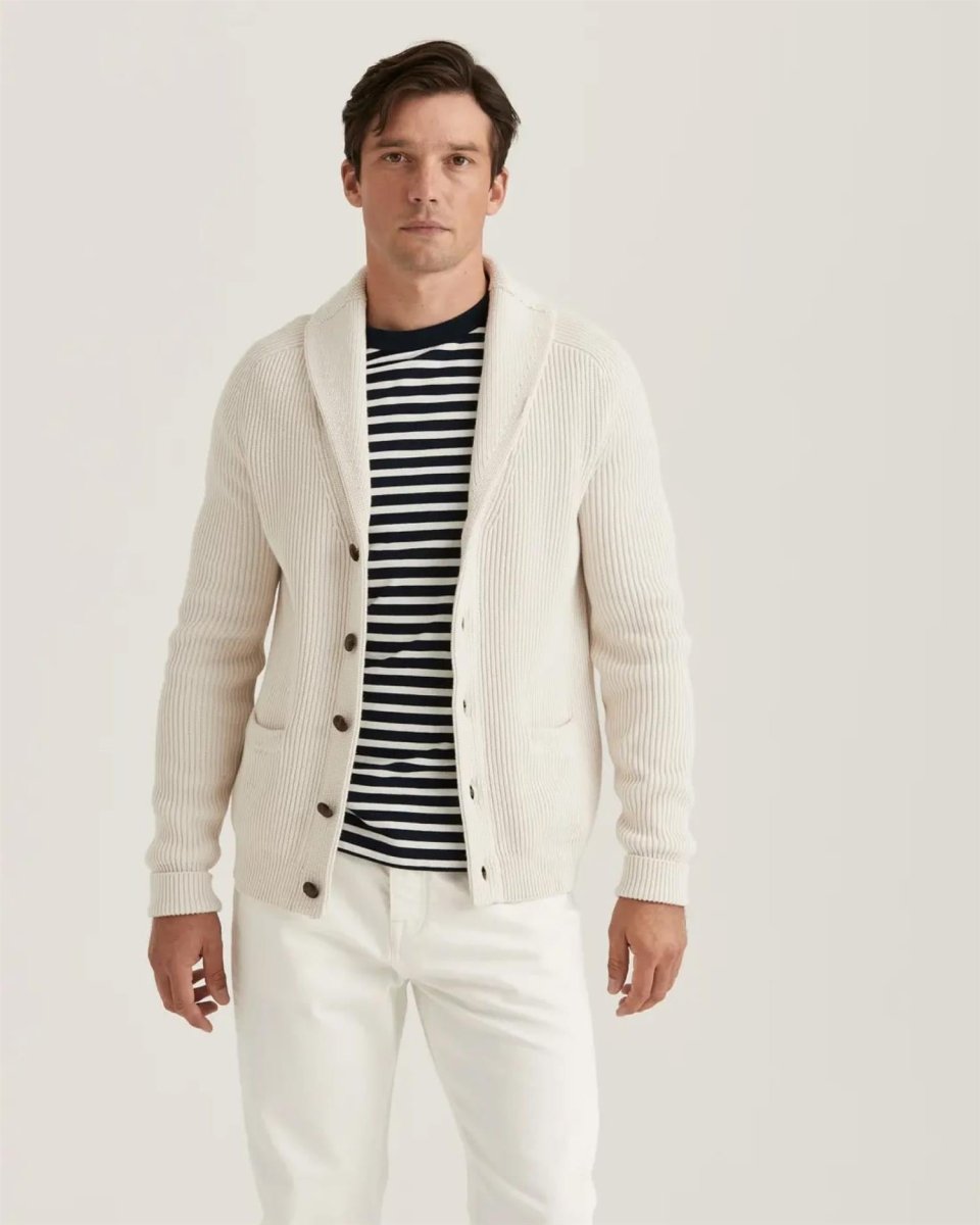 Morris Stockholm Brayden shawl cardigan - Mandy