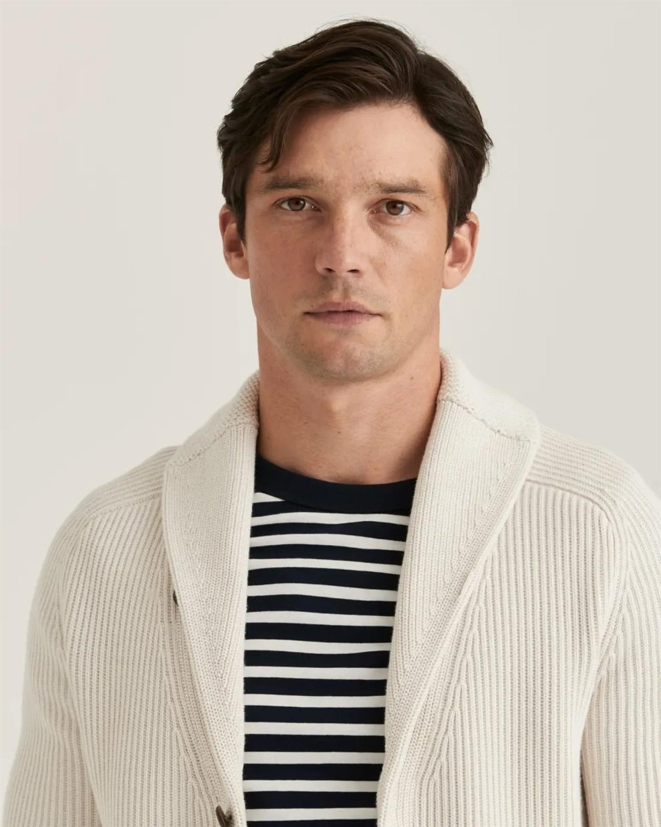 Morris Stockholm Brayden shawl cardigan - Mandy