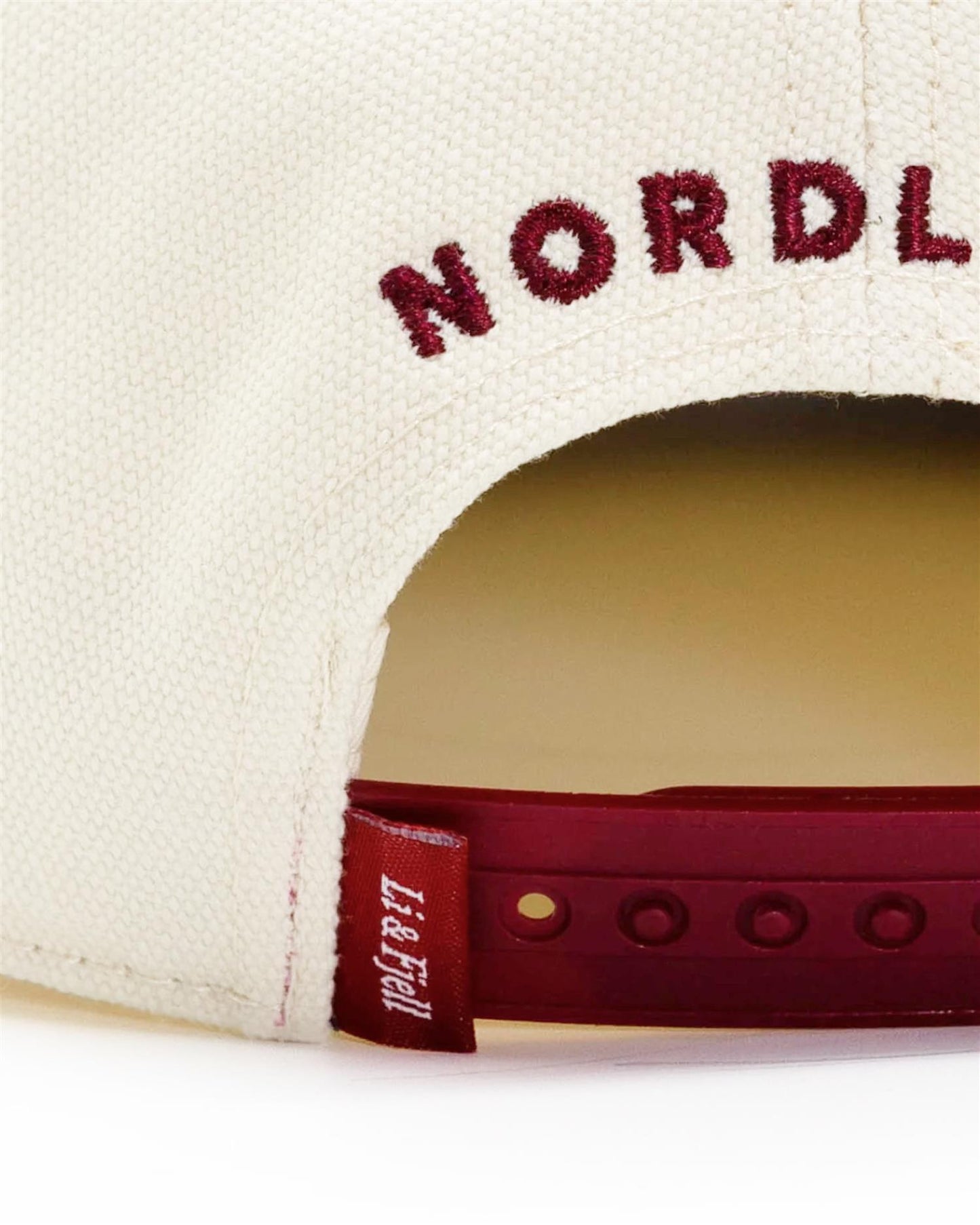 Lofoten Rekreasjon Caps - – Hvit/Burgunder