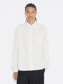 Salt Bamboo Mix Skjorte – Grey Stripe