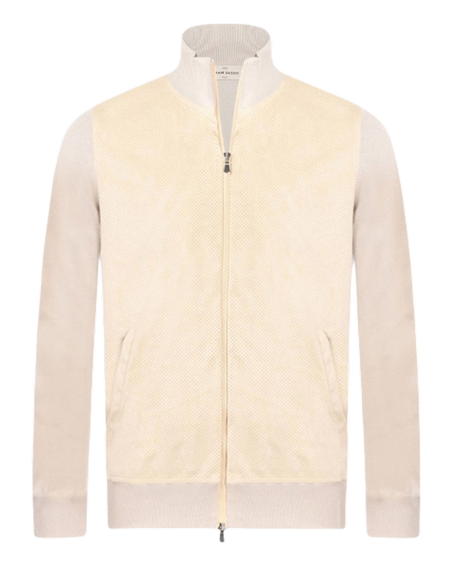Organic Cotton & Alcantara Jacket – Bege