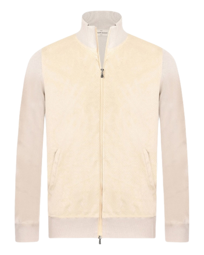 Organic Cotton & Alcantara Jacket – Bege