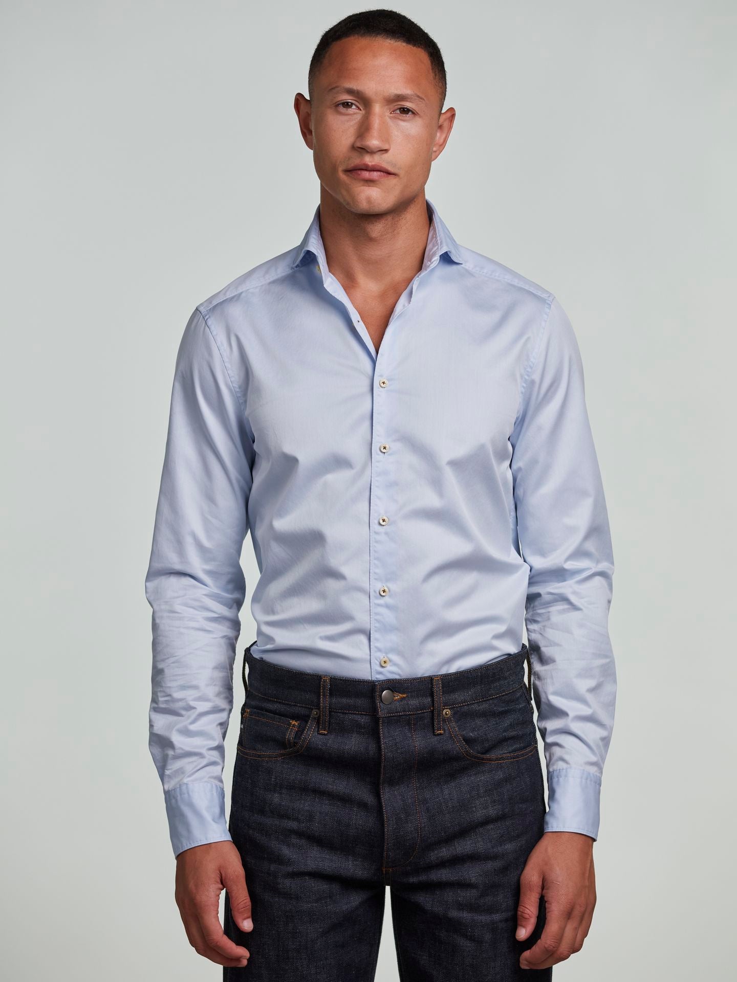 Slimline, C22 Rc Cuff Casual Light Blue