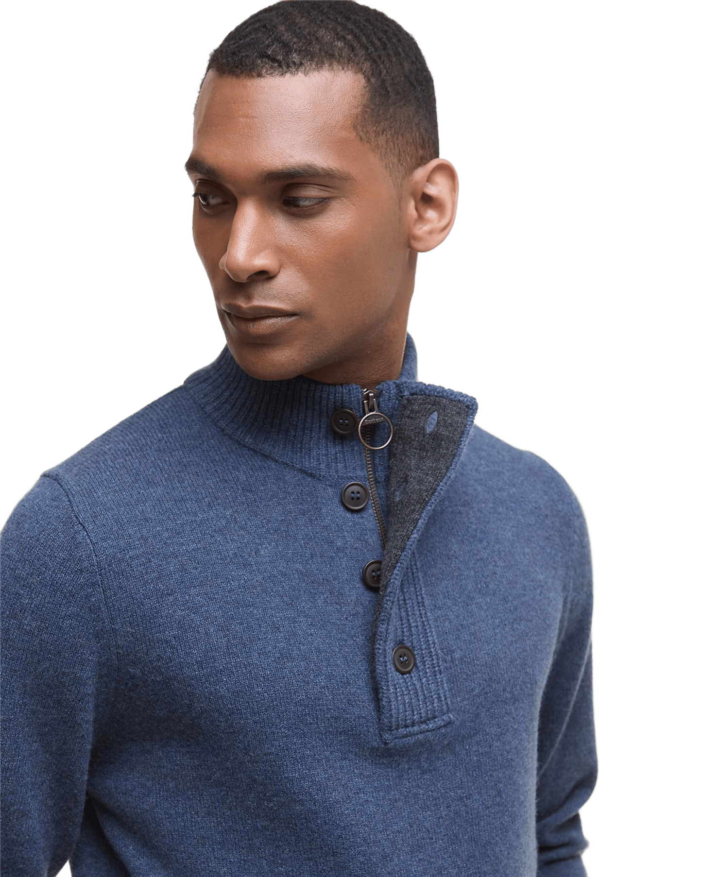 Barbour Essent Patch Half Zip Knitted Jumper
