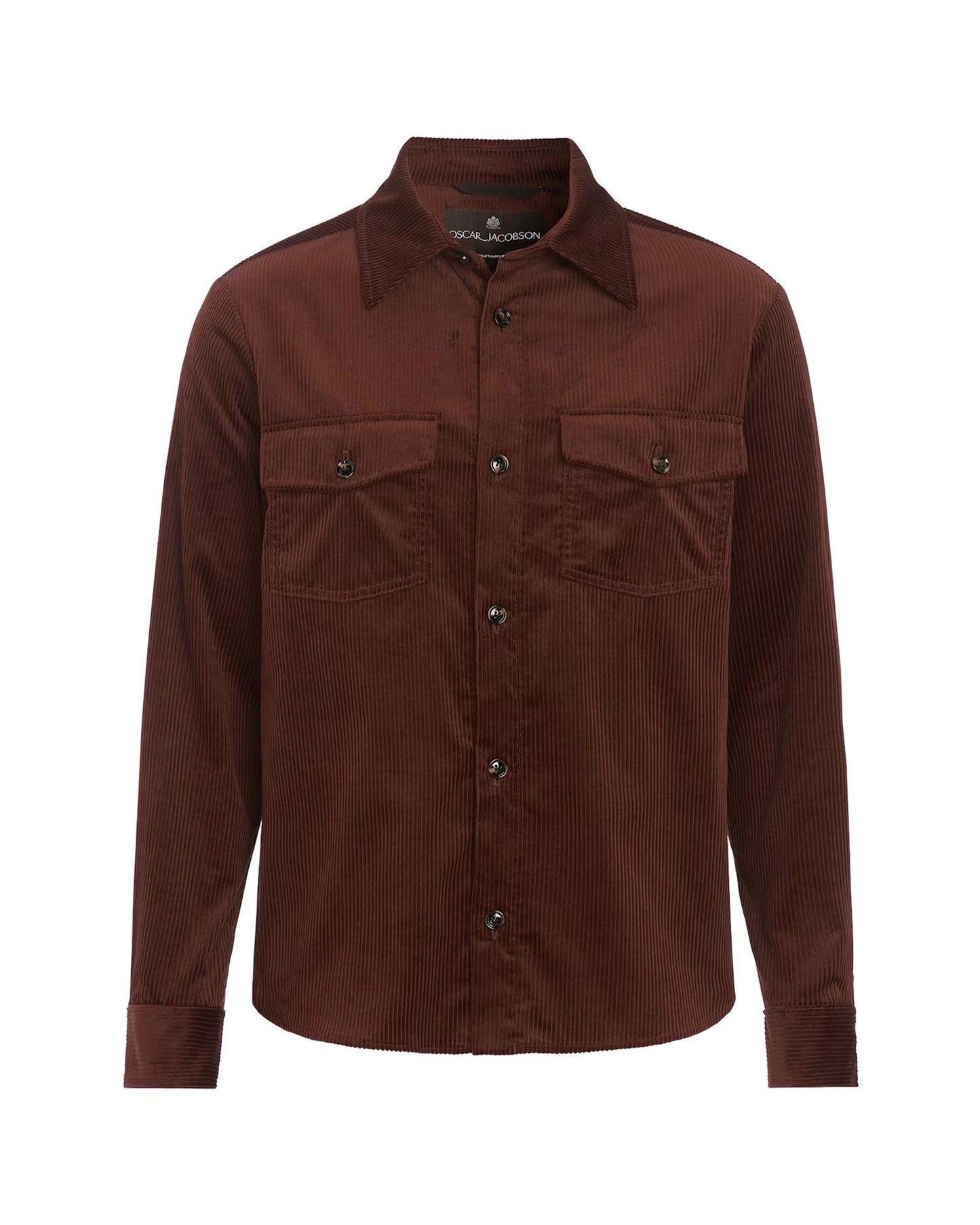 Magnus Shirt Jacket Orange Rust